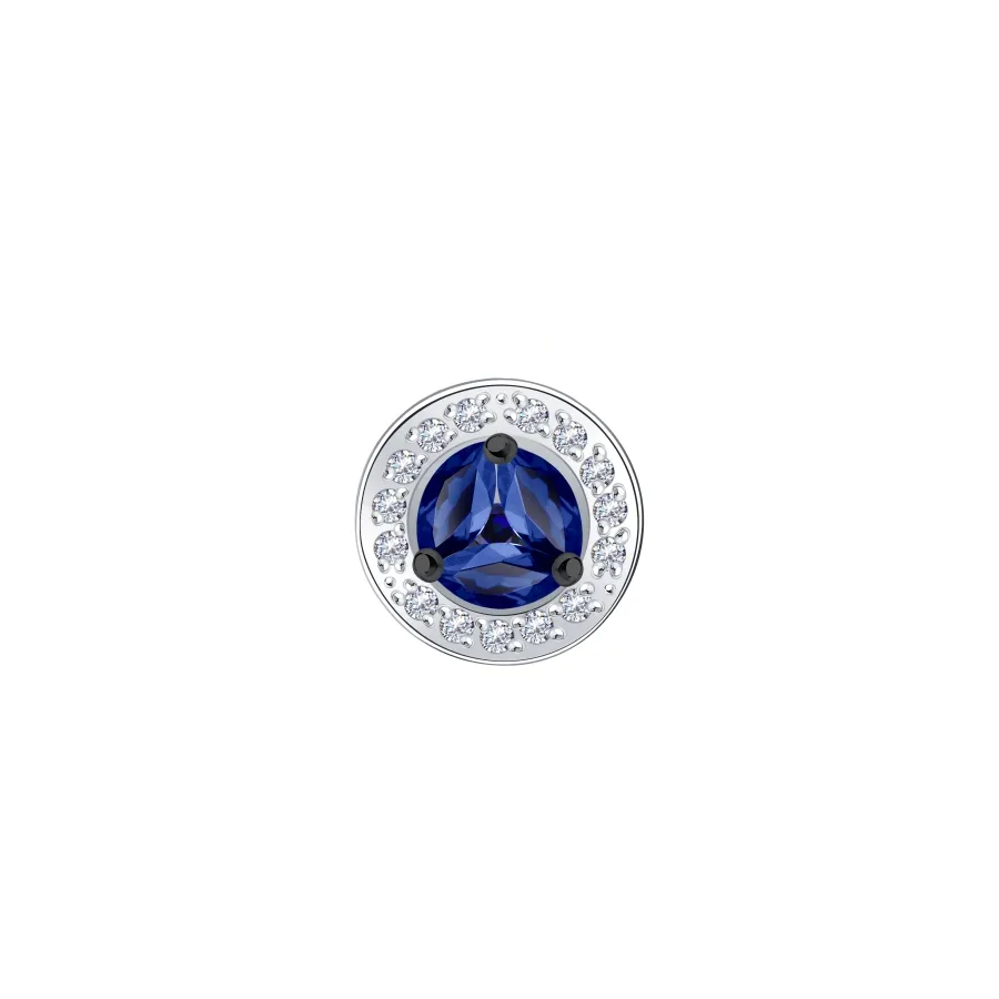 Pandantiv din aur alb cu Diamant, Safir