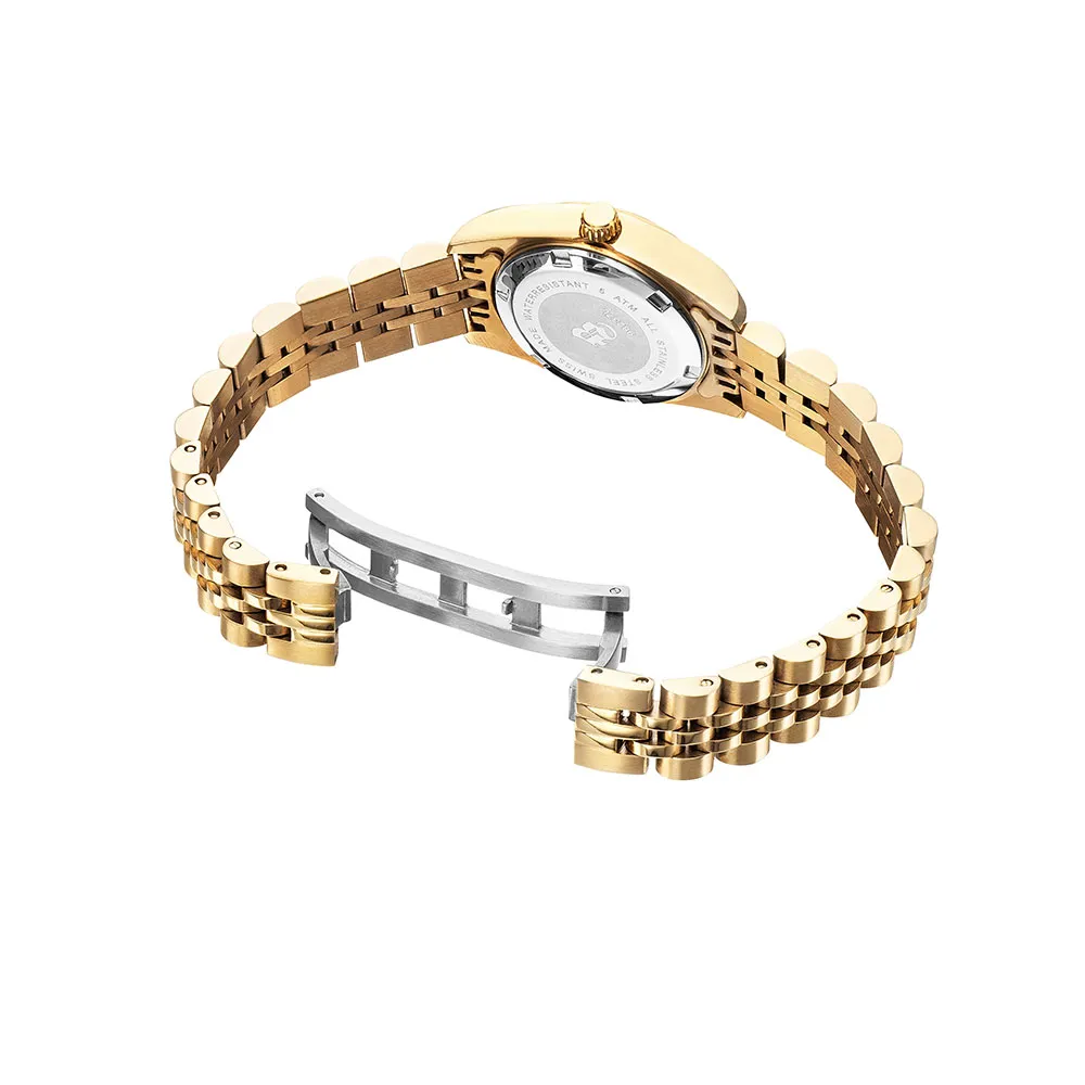 Часы JACQUES DU MANOIR с камнями Swarovski