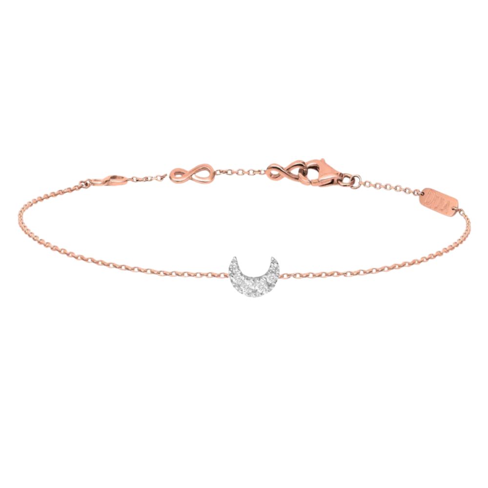 Brățară din aur roz cu pietre Diamant
