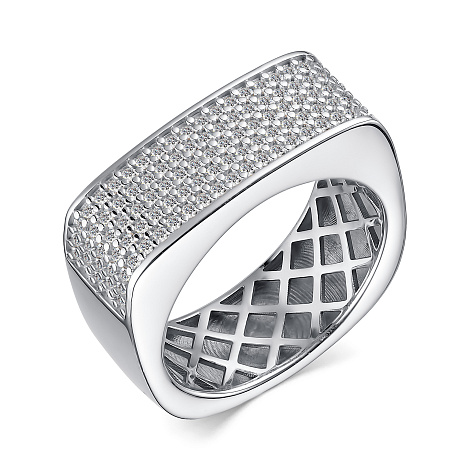 Inel din argint  cu pietre Cubic Zirconia Incolor