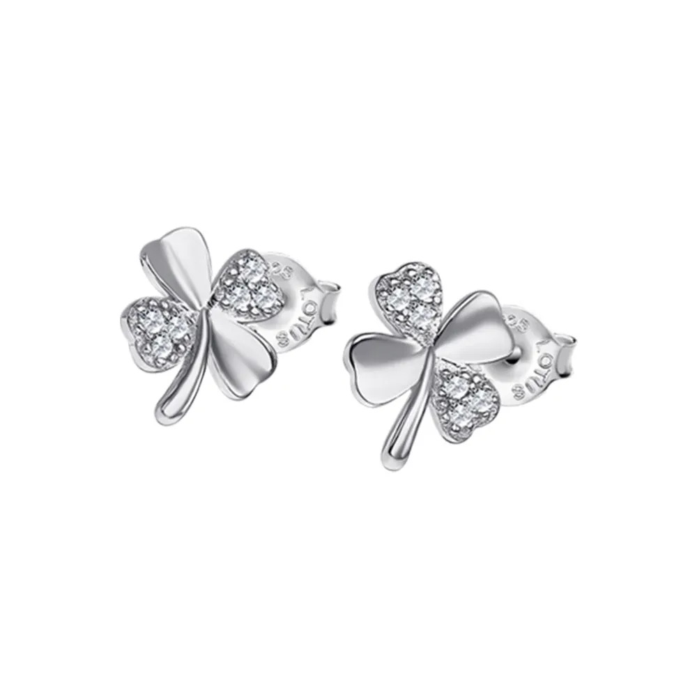Cercei Pusete din argint cu Cubic Zirconia Incolor
