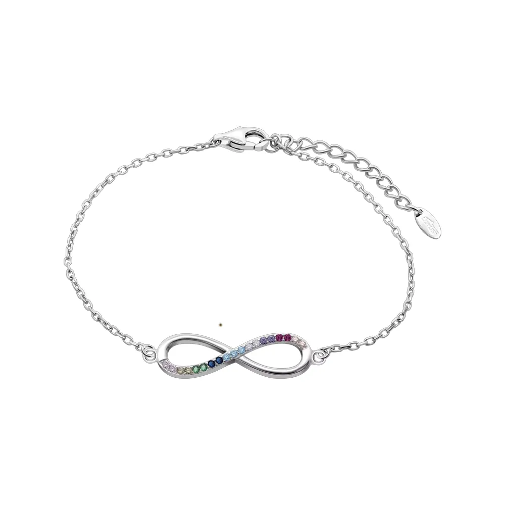 Brățară din argint cu Cubic Zirconia Multicoloră