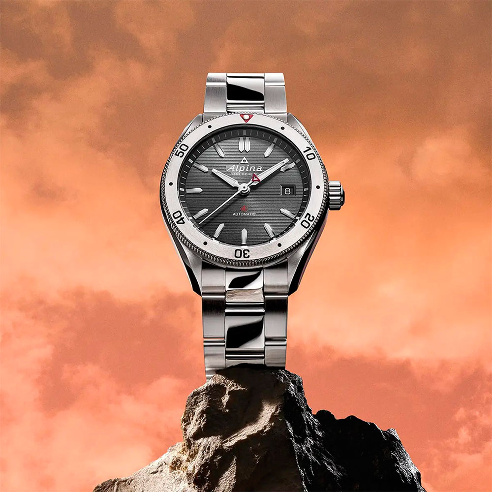 Ceas ALPINA cu pietre Rubin
