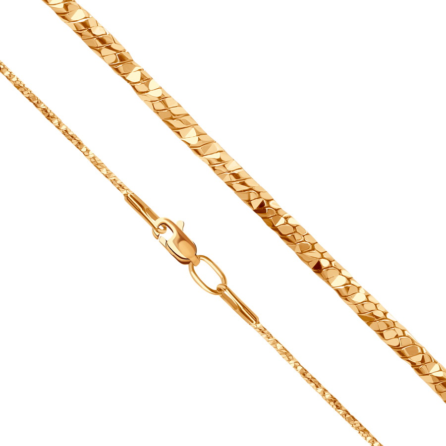 Цепь из красного золота без камней