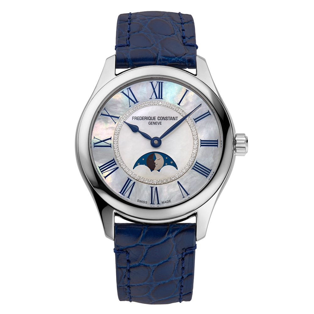 Часы FREDERIQUE CONSTANT с камнями Бриллиант