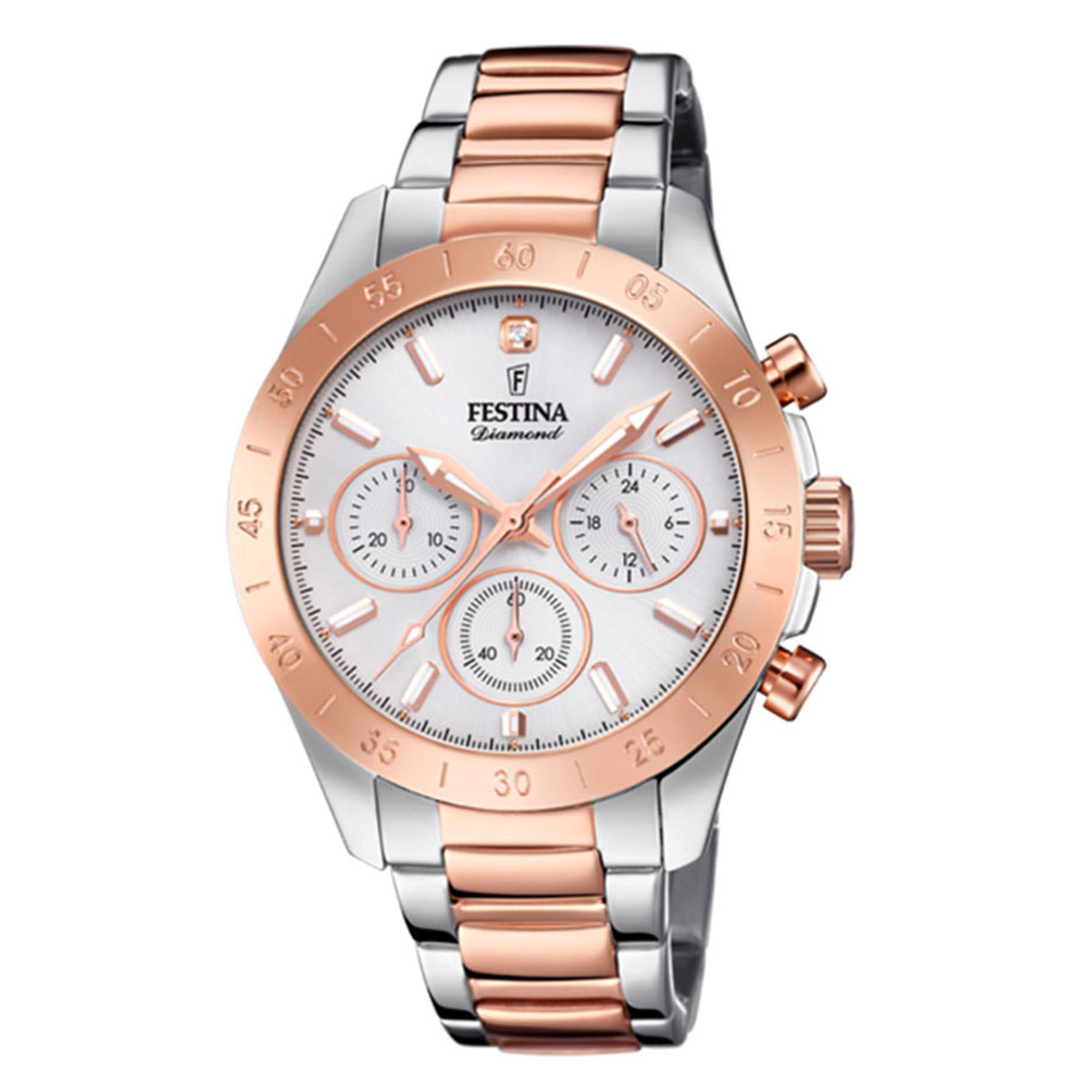Часы FESTINA с камнями Swarovski