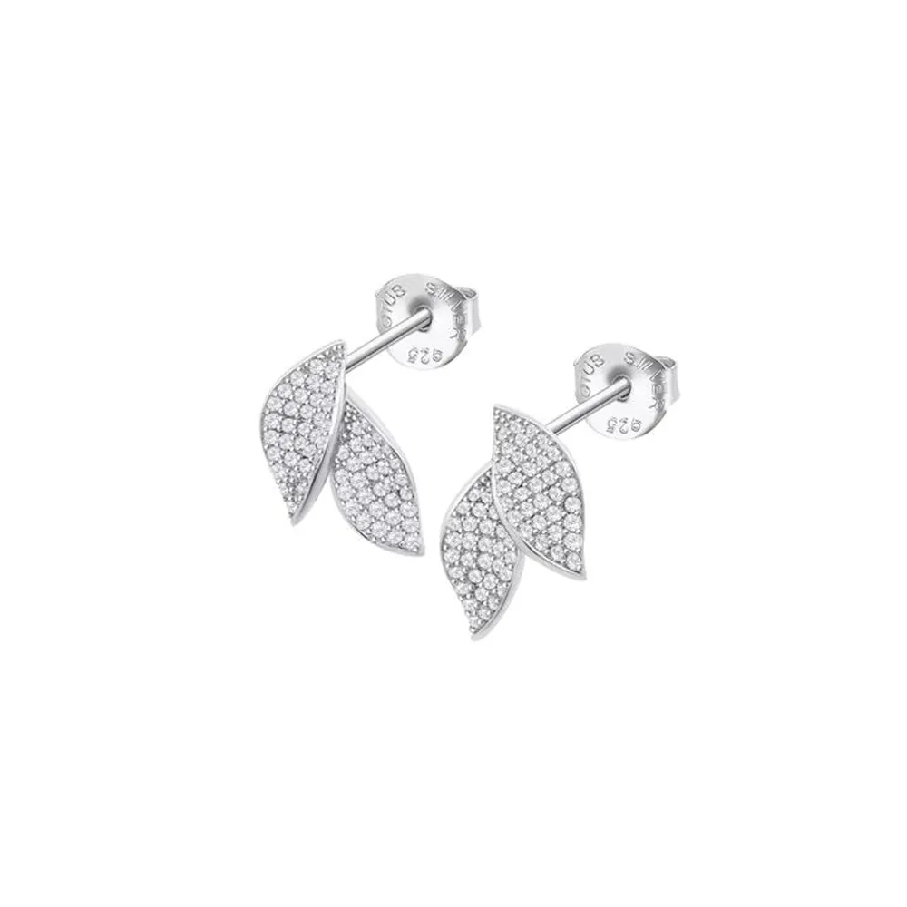 Cercei Pusete din argint cu Cubic Zirconia Incolor