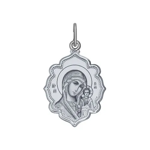 Иконка из серебра без камней