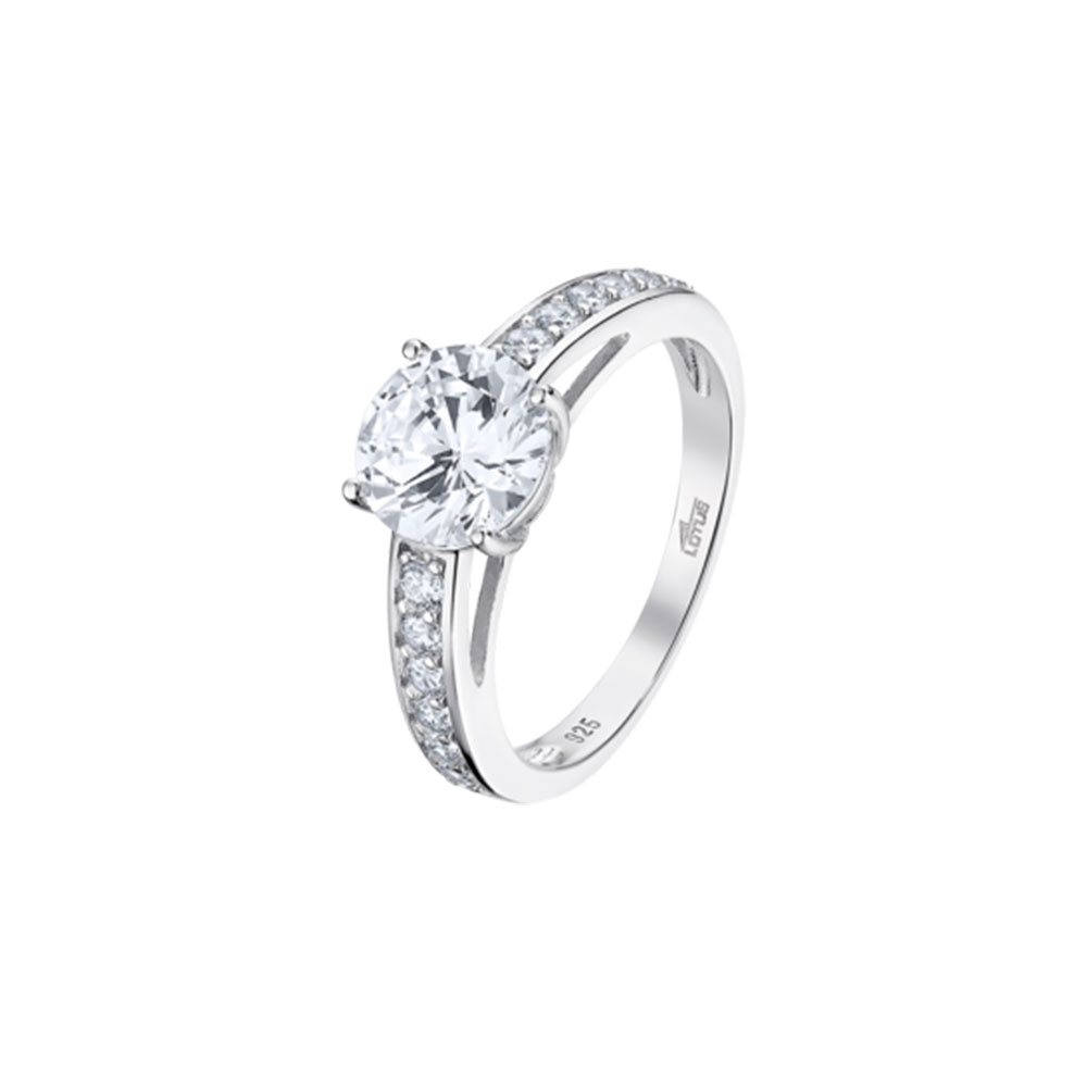 Inel din argint  cu pietre Cubic Zirconia Incolor