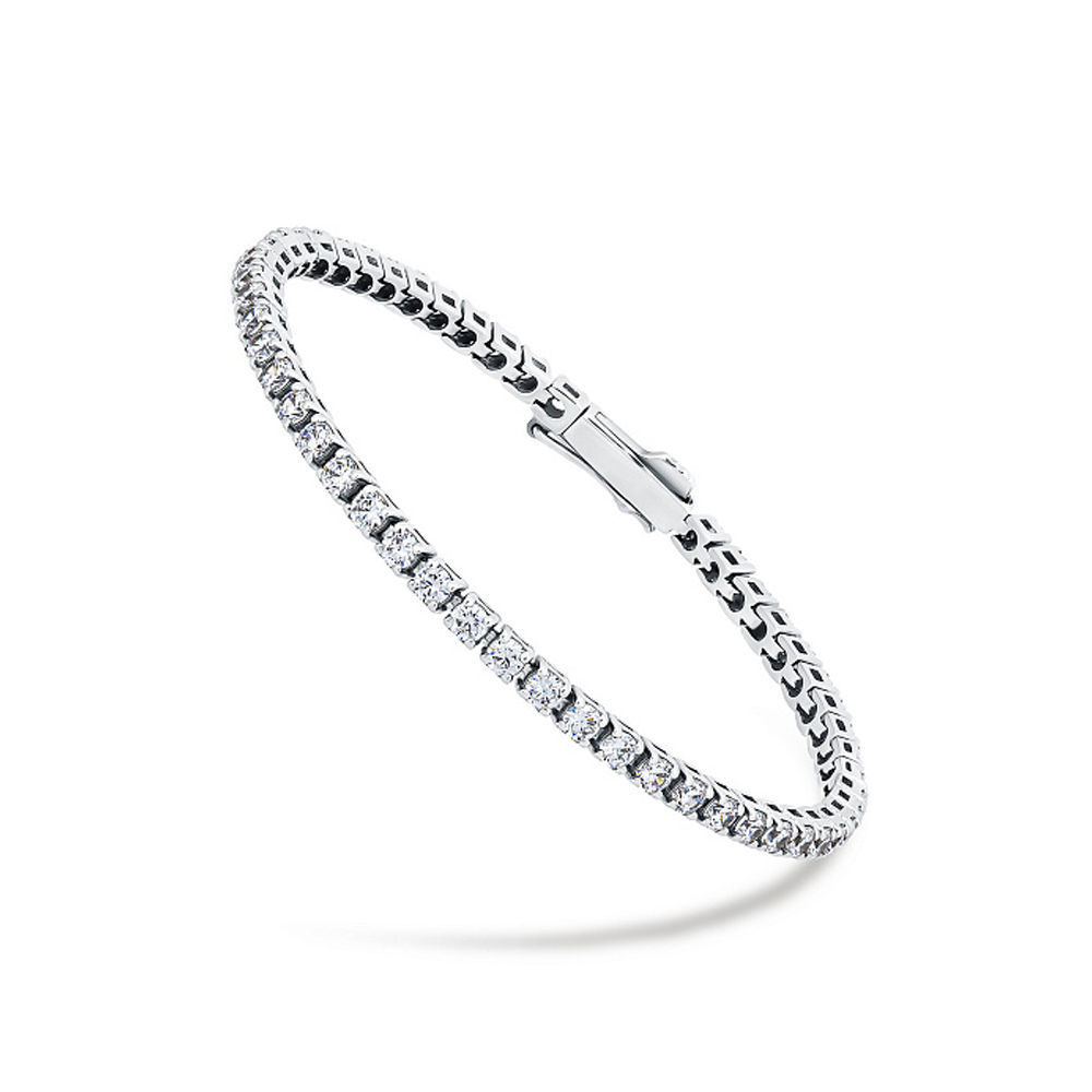 Brățară Tennis din argint  cu pietre Cubic Zirconia Incolor