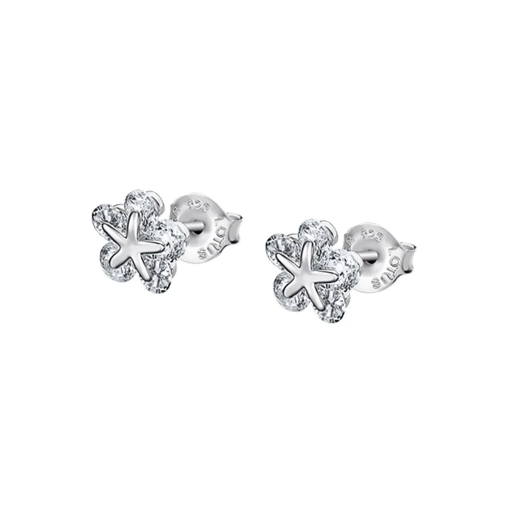 Cercei Pusete din argint cu Cubic Zirconia Incolor