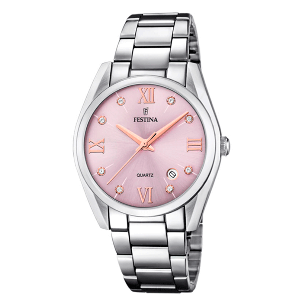 Часы FESTINA с камнями Swarovski