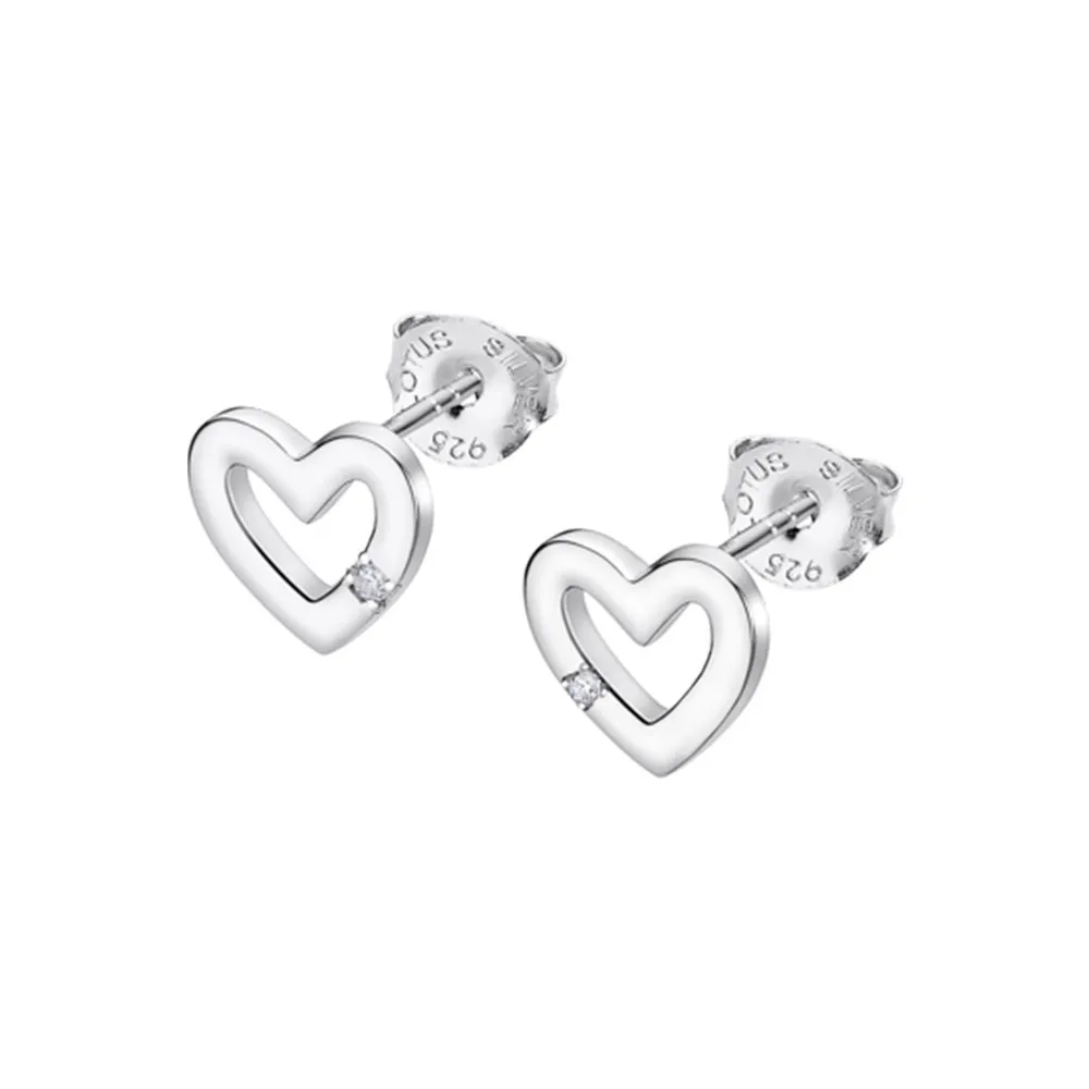 Cercei Pusete din argint cu Cubic Zirconia Incolor