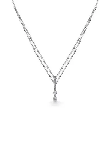 Colier din argint cu Cubic Zirconia Incolor