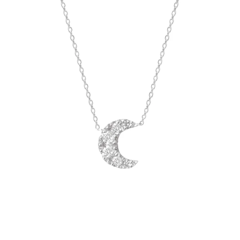 Colier din aur alb cu Diamant