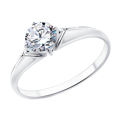 Inel din argint  cu pietre Cubic Zirconia Incolor