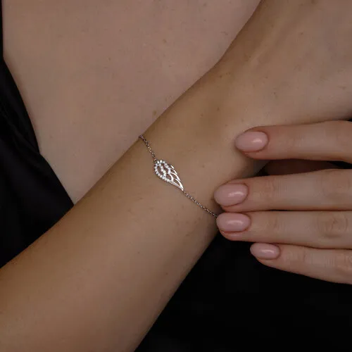 Brățară din argint cu Cubic Zirconia Incolor