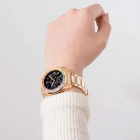 Часы FESTINA с камнями Swarovski разноцветные\n