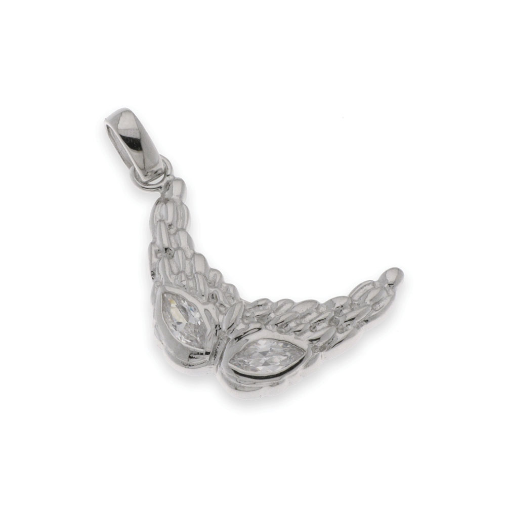 Pandantiv din argint  cu pietre Cubic Zirconia Incolor