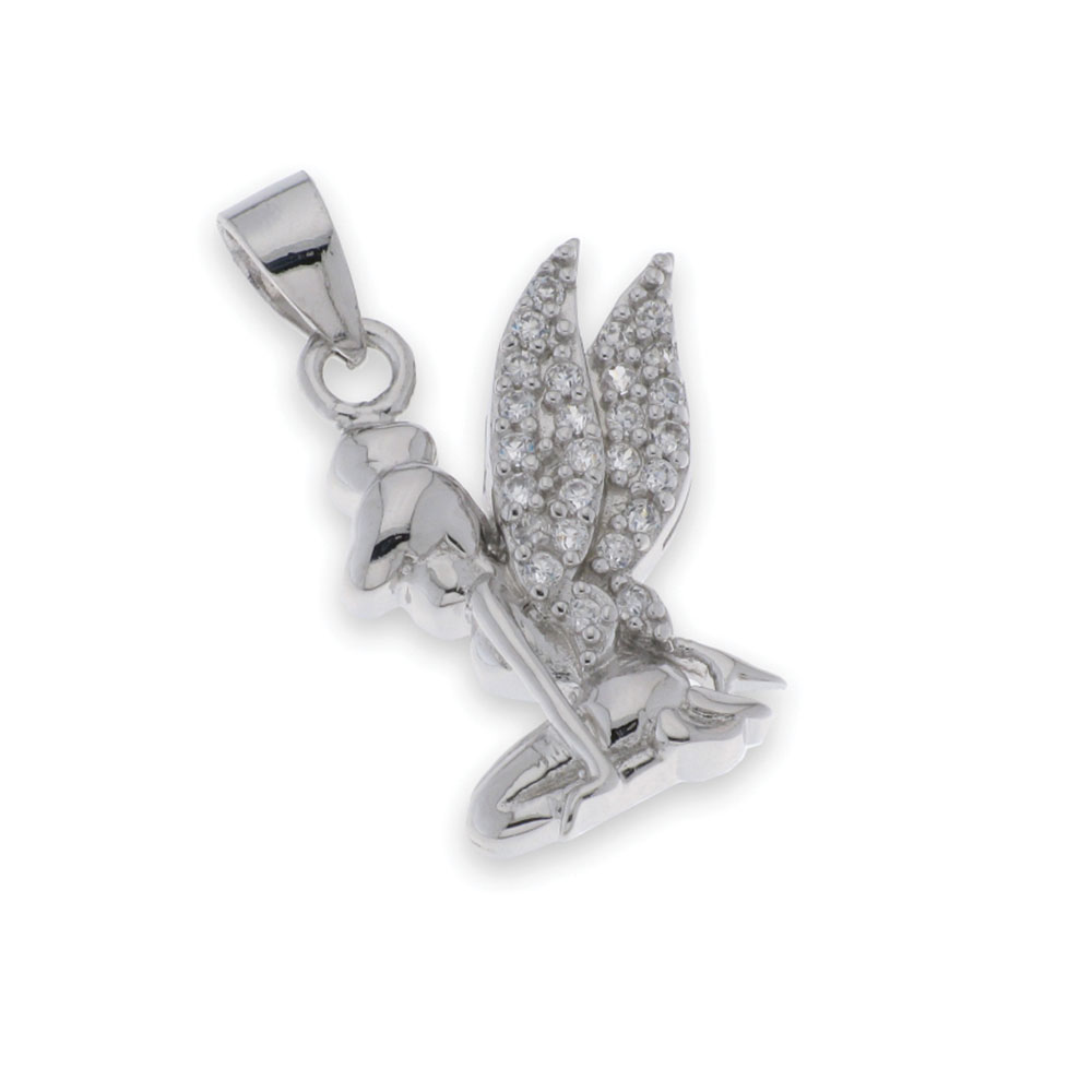 Pandantiv din argint  cu pietre Cubic Zirconia Incolor