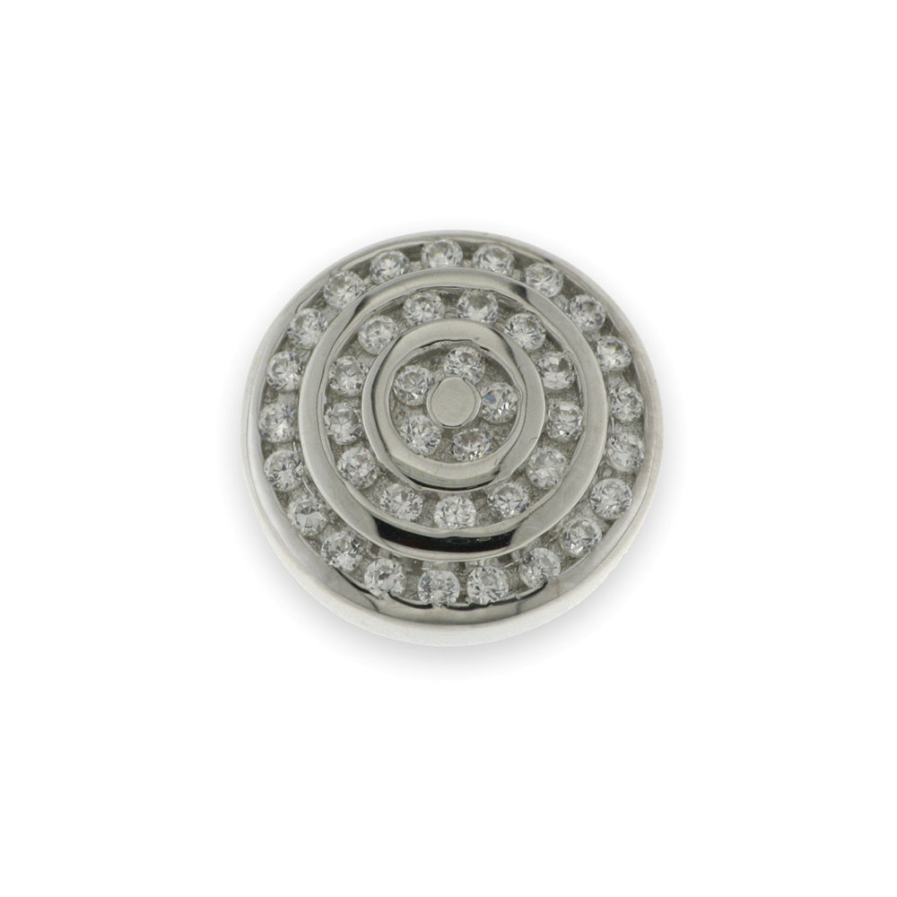 Pandantiv din argint  cu pietre Cubic Zirconia Incolor