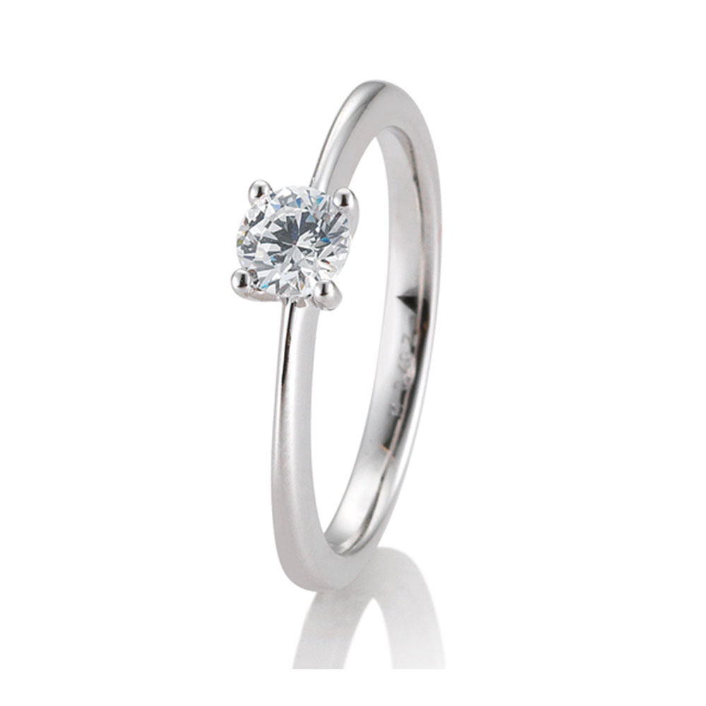 Inel din platina  cu pietre Diamant