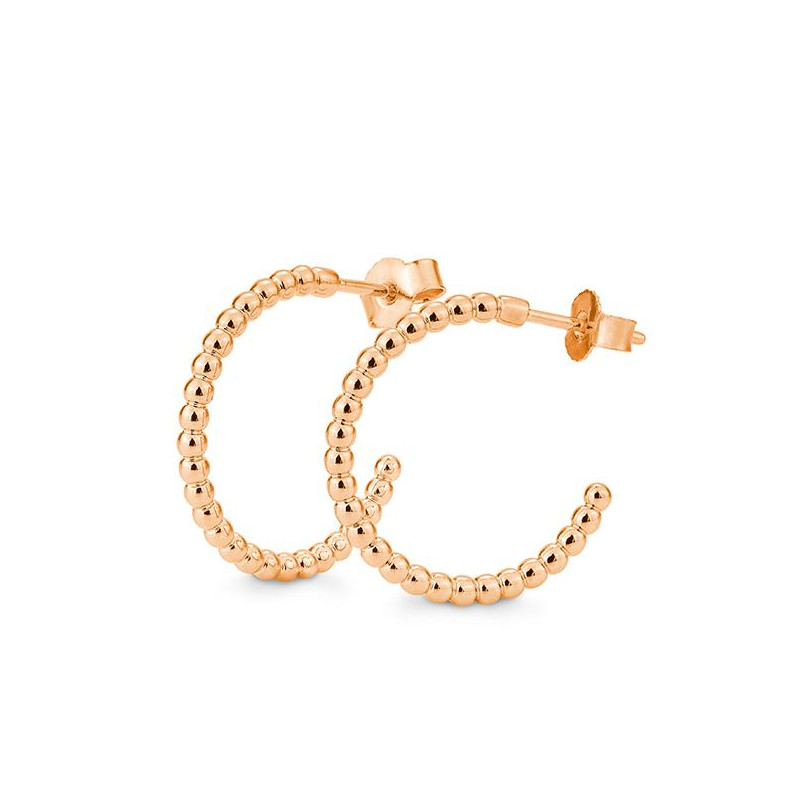 Серьги Пусеты из красного золота без камней