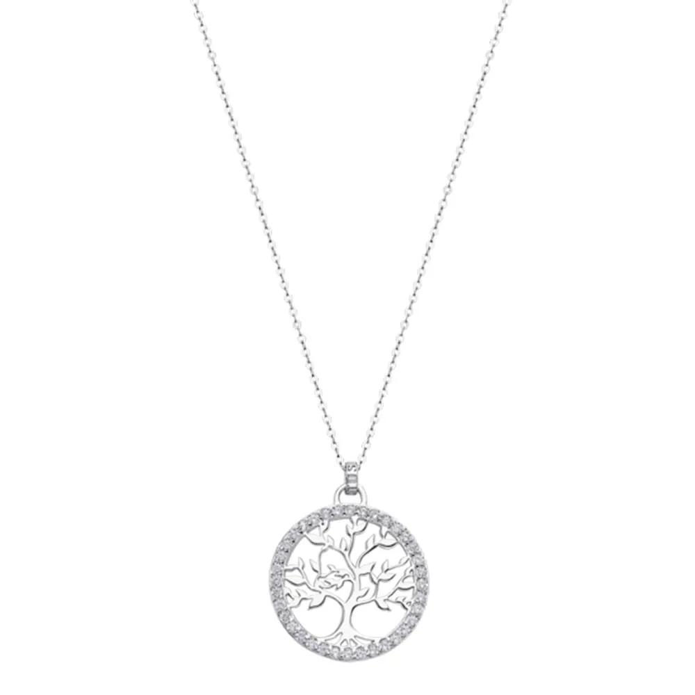 Colier din argint cu Cubic Zirconia Incolor
