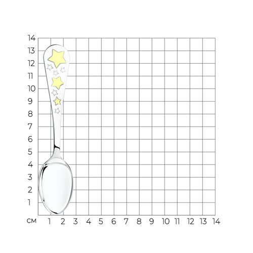 Lingura din argint  fără pietre