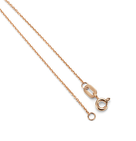 Colier din aur roșu cu pietre Diamant, Safir