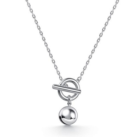 Колье из серебра без камней