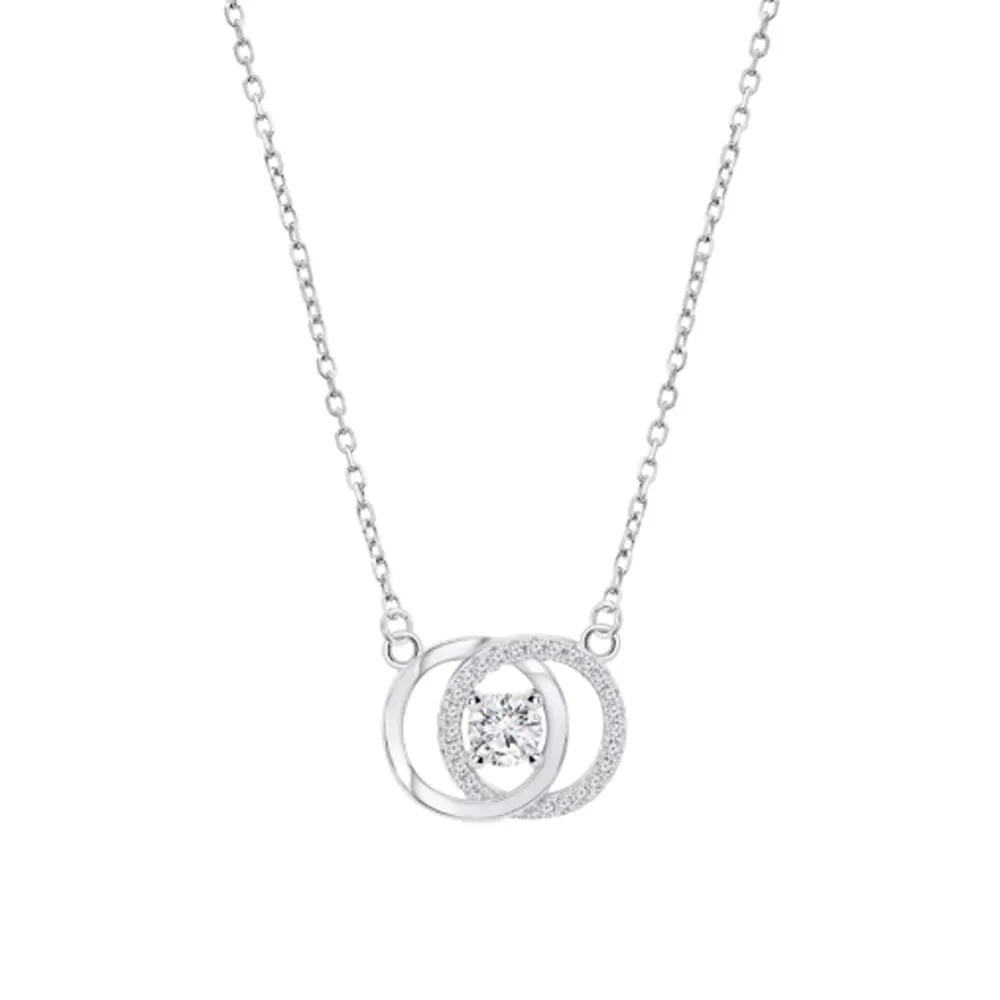 Colier din argint cu Cubic Zirconia Incolor