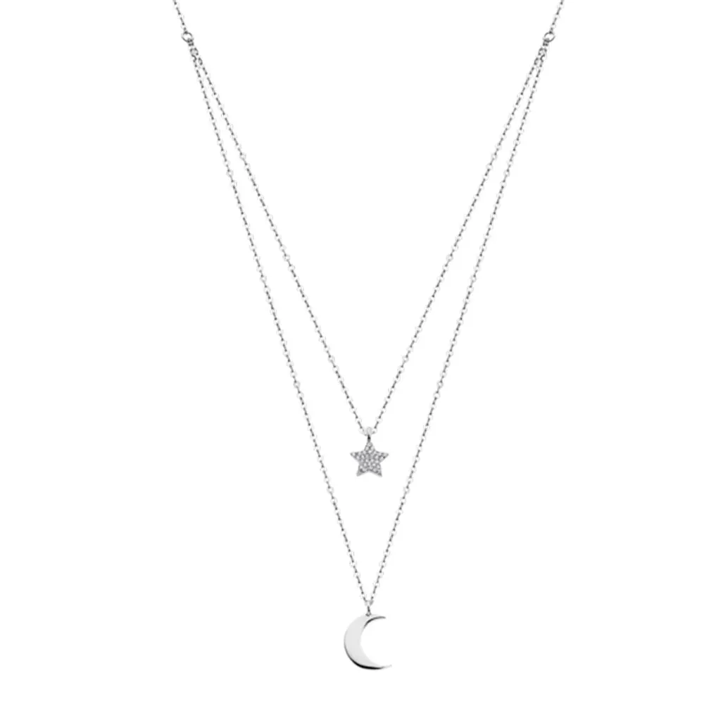 Colier din argint cu Cubic Zirconia Incolor