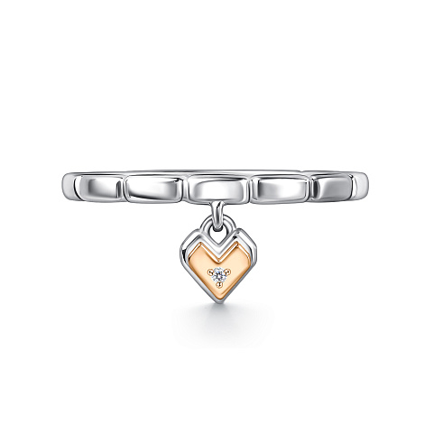 Inel din argint  cu pietre Diamant