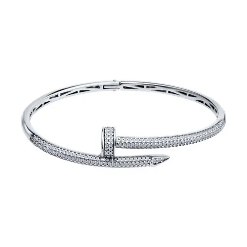 Brățară din argint cu Cubic Zirconia Incolor