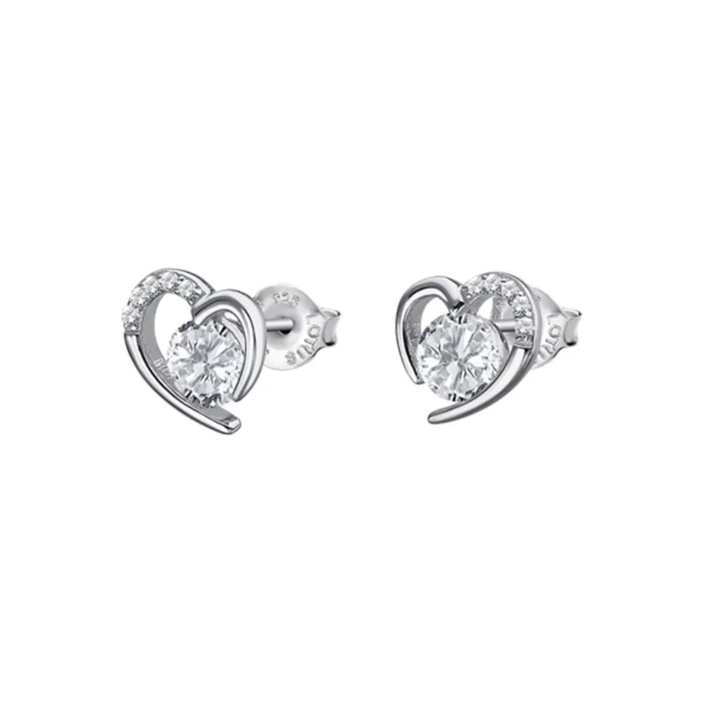 Cercei Pusete din argint cu Cubic Zirconia Incolor
