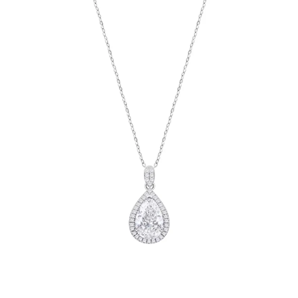 Colier din argint cu Cubic Zirconia Incolor