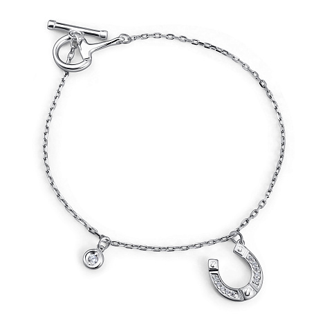 Brățară din argint  cu pietre Cubic Zirconia Incolor