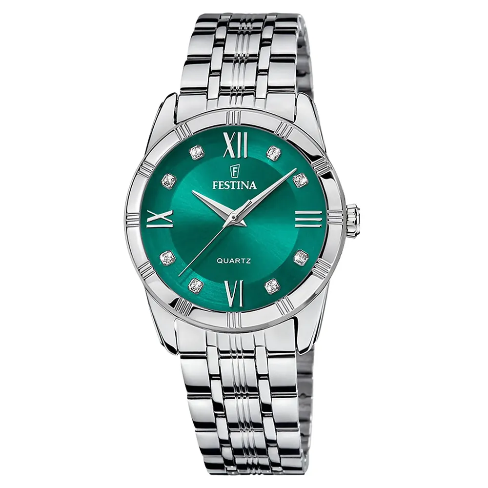 Часы FESTINA с камнями Swarovski