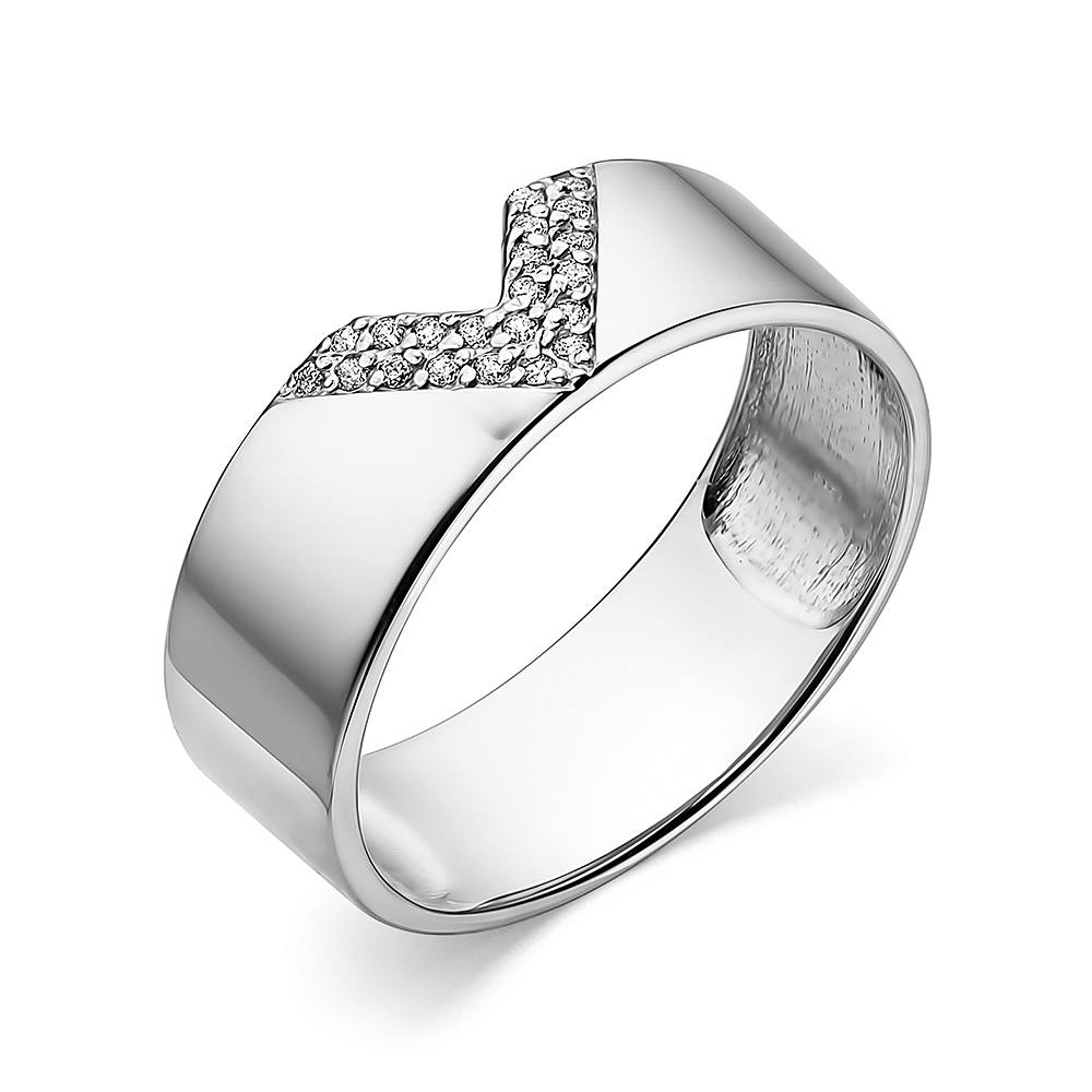 Inel din argint  cu pietre Cubic Zirconia Incolor