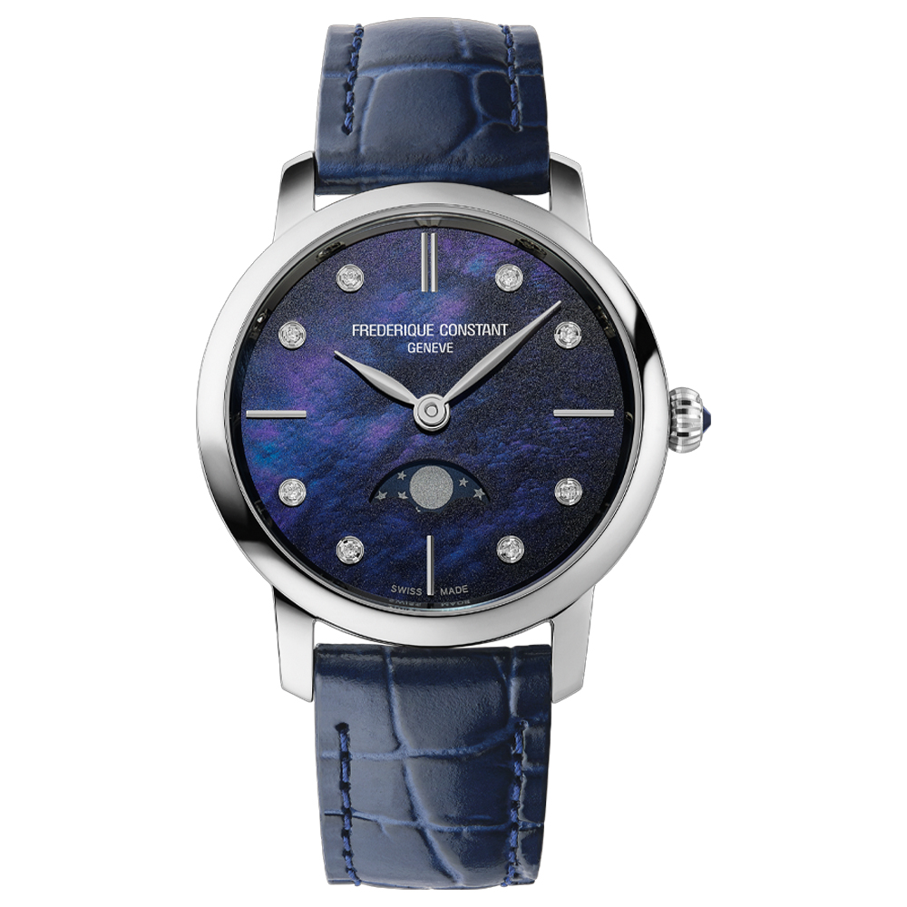 Часы FREDERIQUE CONSTANT Classics Slimline Ladies Moonphase