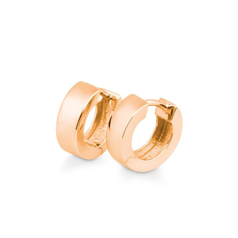 Серьги Конго из красного золота без камней