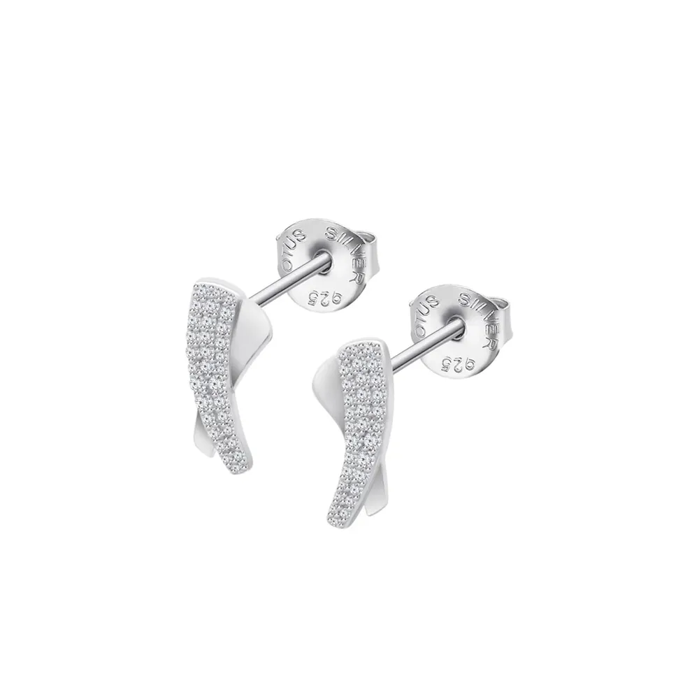 Cercei Pusete din argint cu Cubic Zirconia Incolor
