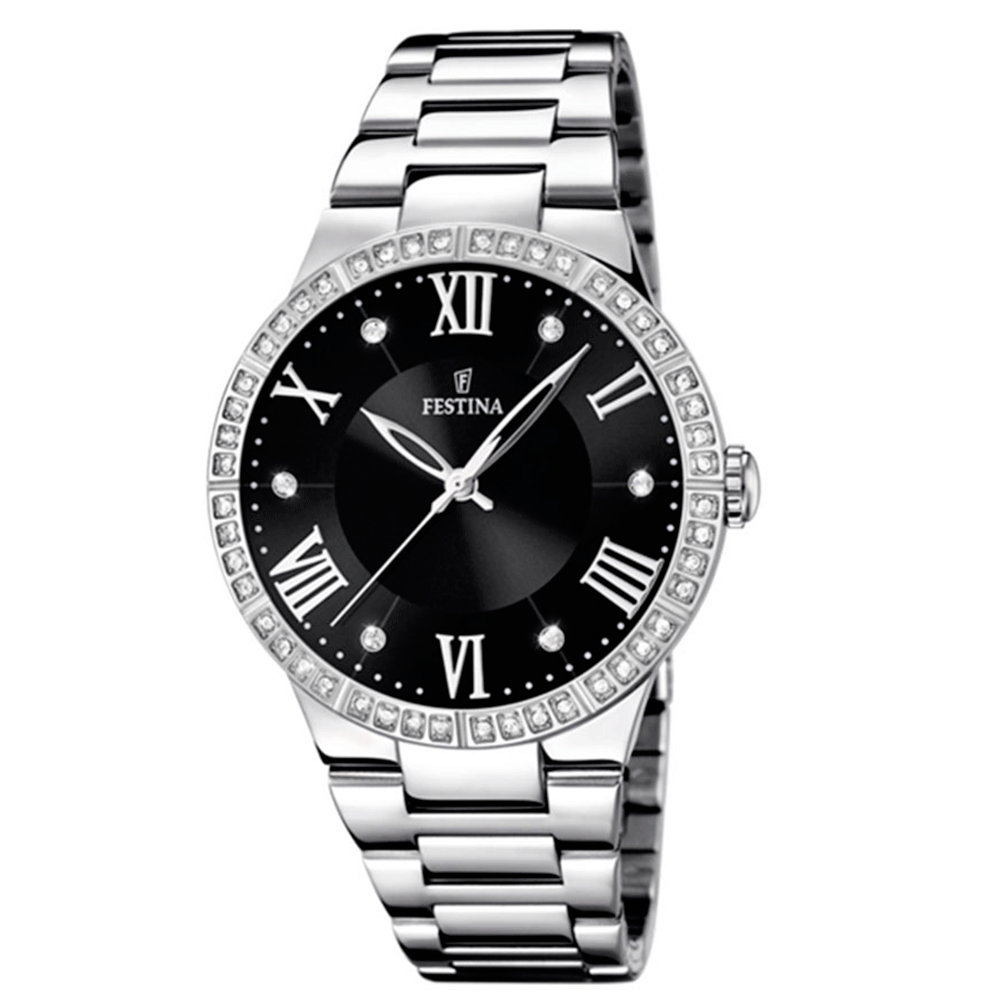 Часы FESTINA с камнями Swarovski