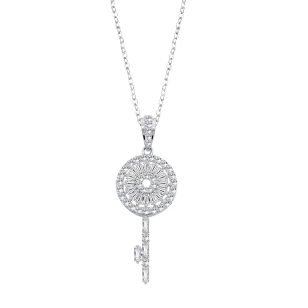Colier din argint cu Cubic Zirconia Incolor