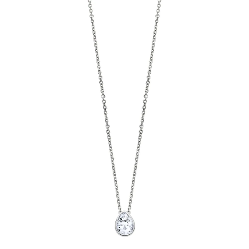 Colier din argint cu Cubic Zirconia Incolor
