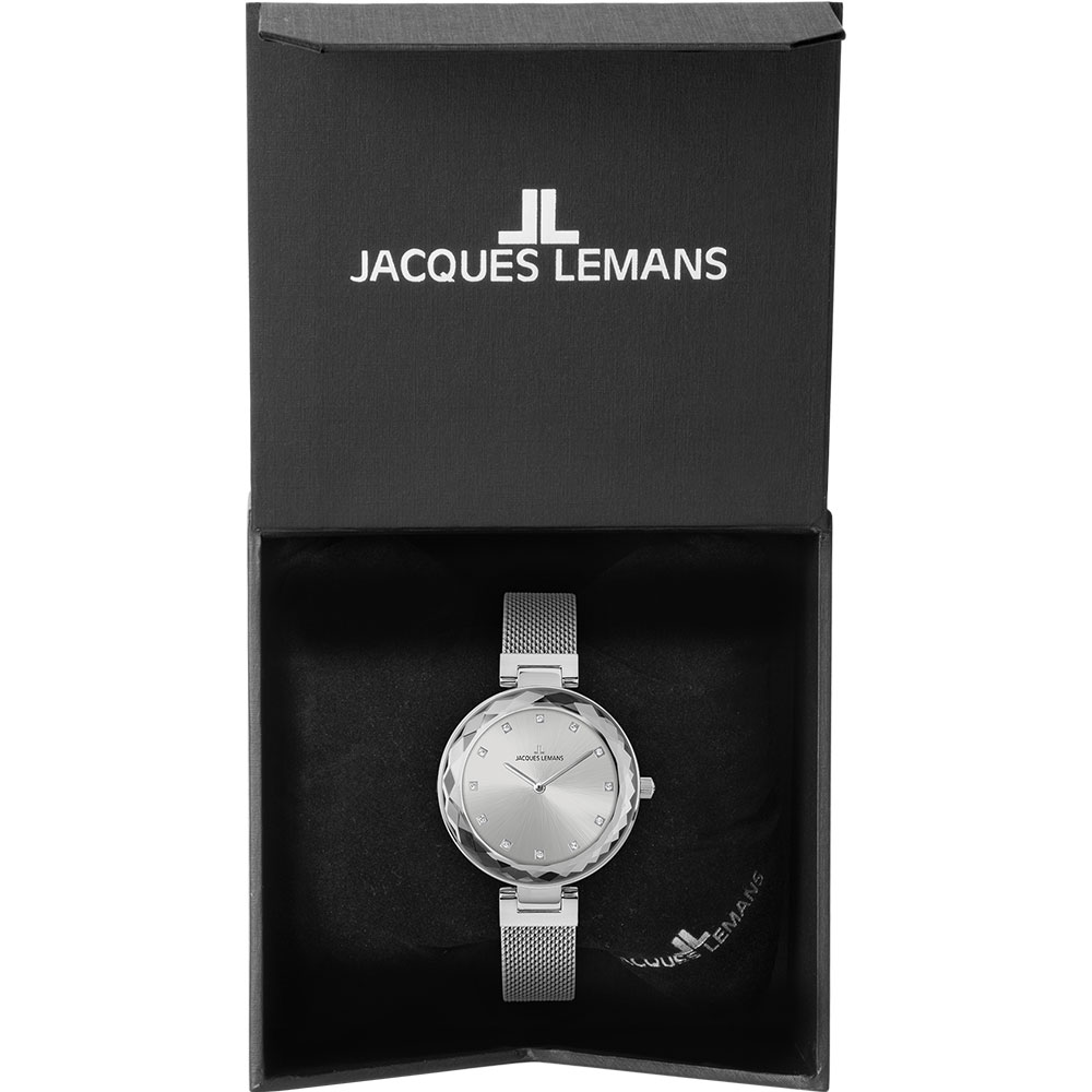 Ceas JACQUES LEMANS cu pietre Swarovski
