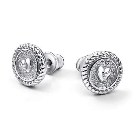 Cercei Pusete din argint cu Cubic Zirconia Incolor