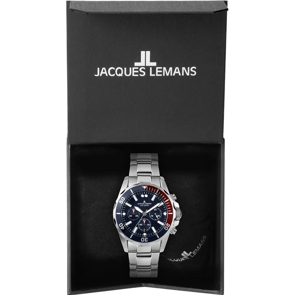 Часы JACQUES LEMANS без камней