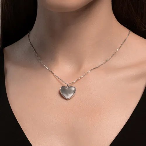 Колье из серебра без камней